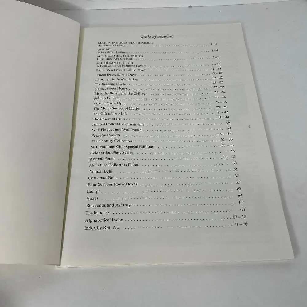 The M.J. Hummel 1989 Guide for Collectors Book